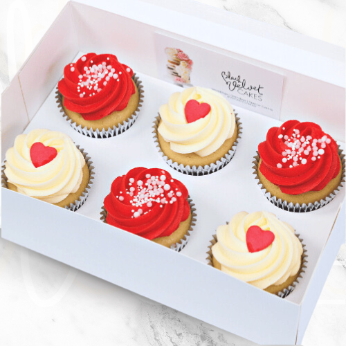 Cupid Hearts Cupcakes (6)-BVSydneyCupcakes