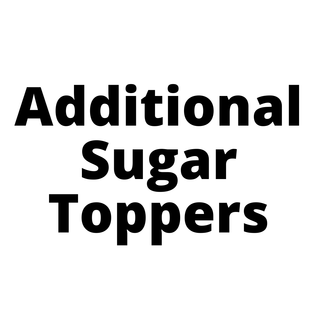 Additional Sugar Toppers-Black Velvet Sydney