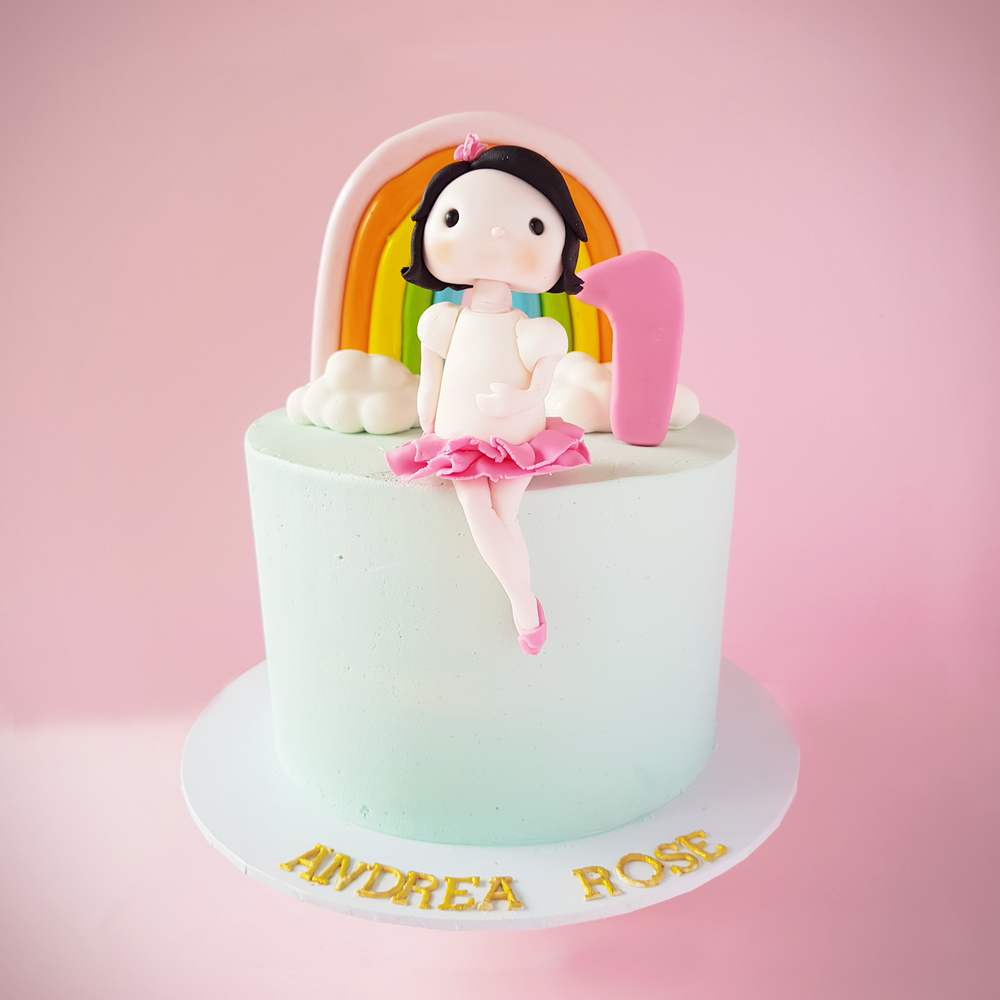 Custom Young Girl Cake