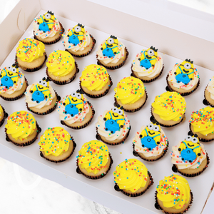 Despicable Me Minion Mini Cupcakes (24)-BVSydney