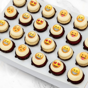 Emoji Mini Cupcakes (24)-BVSydneyCupcakes