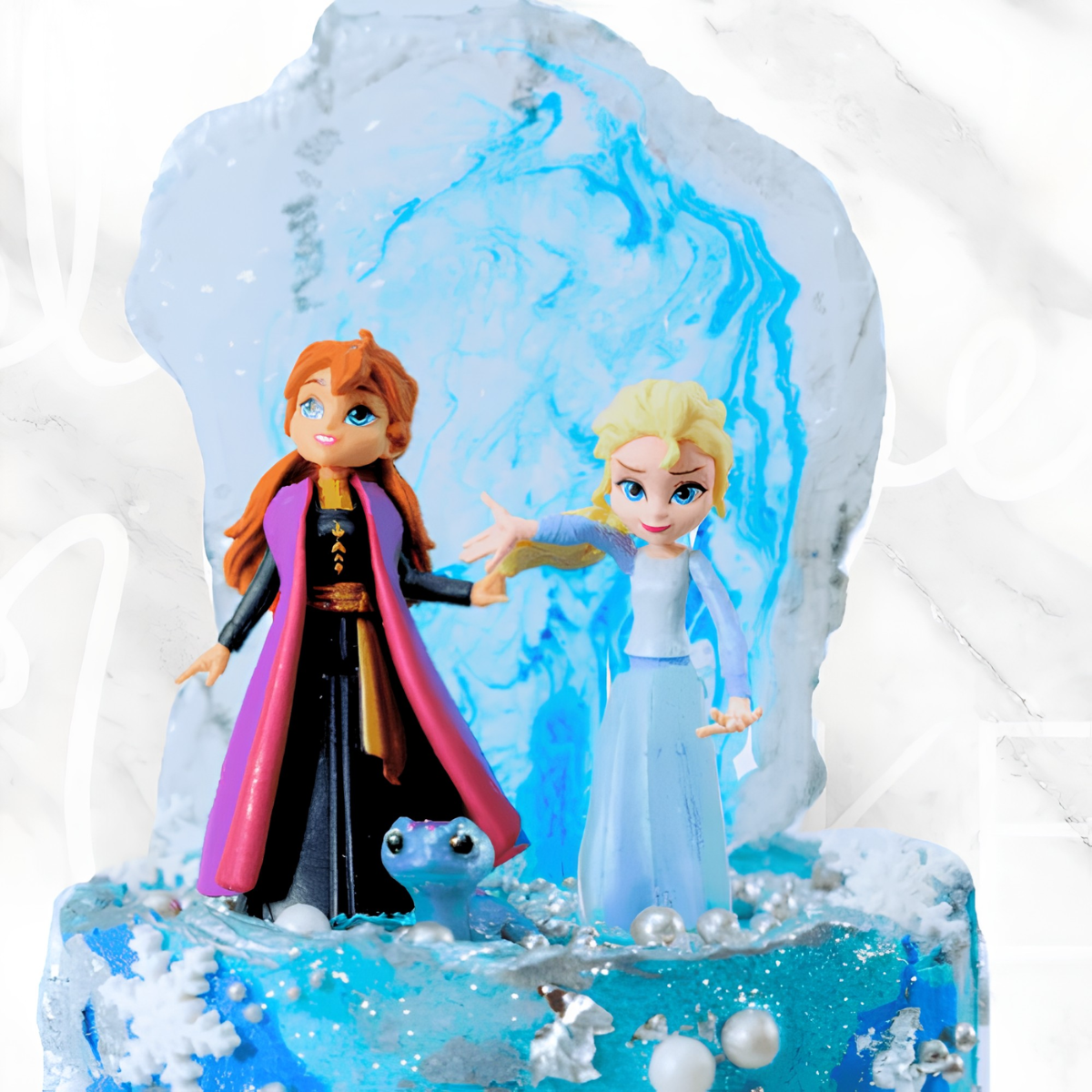 Frozen Characters Cake