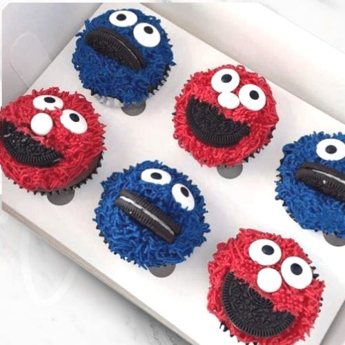 Fuzzy Buddy Cupcakes (6)