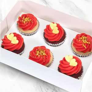 Golden Love Cupcakes (6)-BVSydneyCupcakes