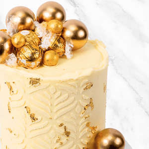 Golden Highlights Cake