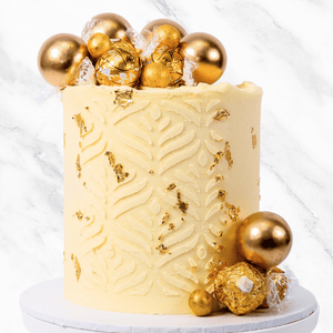 Golden Highlights Cake