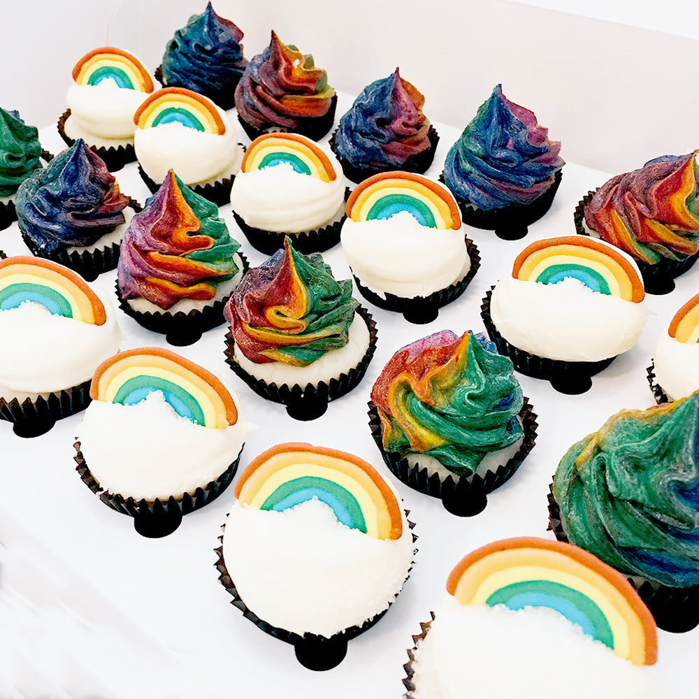 Pride March Rainbow Cupcakes by Black Velvet Sydney