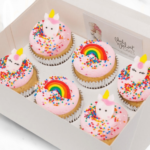 Unicorn Rainbow Fairy Cupcakes (6)-BVSydneyCupcakes