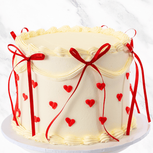 Love Vintage Ribbon Cake-BVSydney