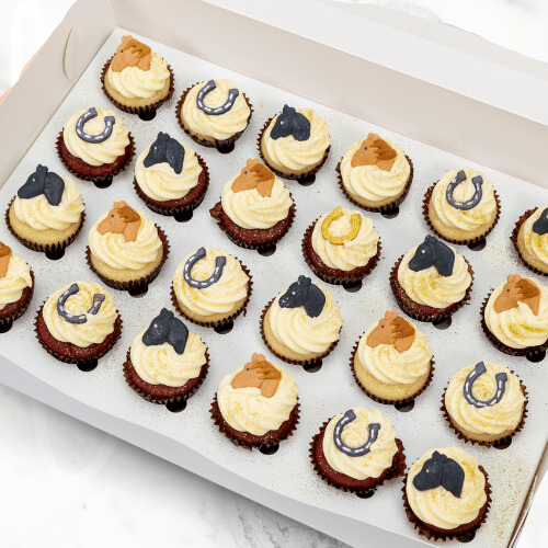 Lucky Horseshoe Mini Cupcakes (24)-BVSydneyCupcakes