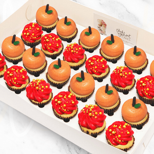 Lunar New Year Orange Mini Cupcakes (24)