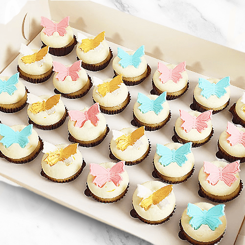 Magical Butterflies Mini Cupcakes (24)