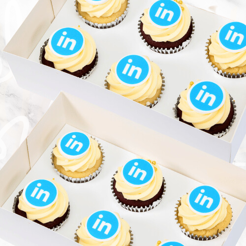 VEGAN Corporate Logo Cupcakes (12)-BVSydneyCupcakes