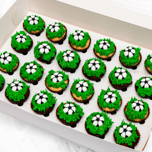 Soccer Park Mini Cupcakes (24)