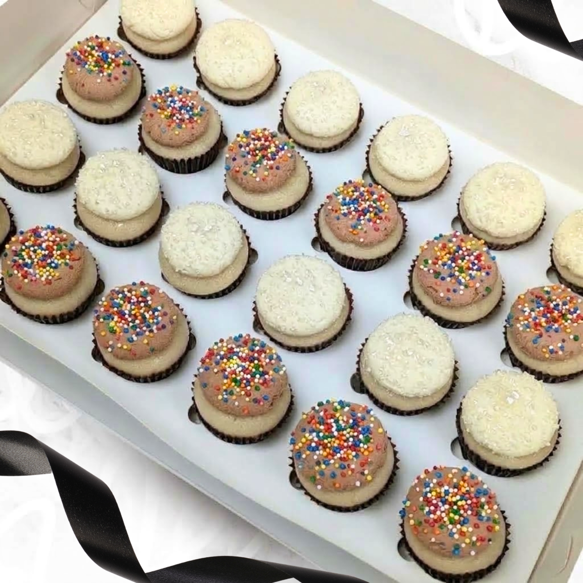 VEGAN Mini Cupcakes (24)