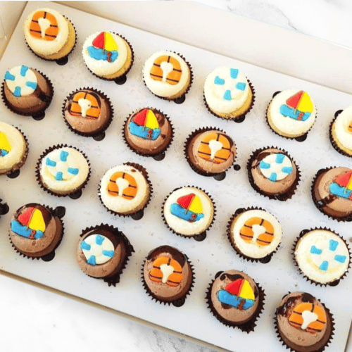 Young Sailor Kids Mini-Cupcakes (24)