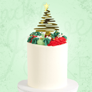 A Touch of Gold Christmas Cake Sydney
