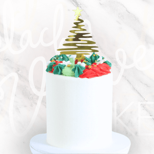 A Touch of Gold Christmas Cake Sydney