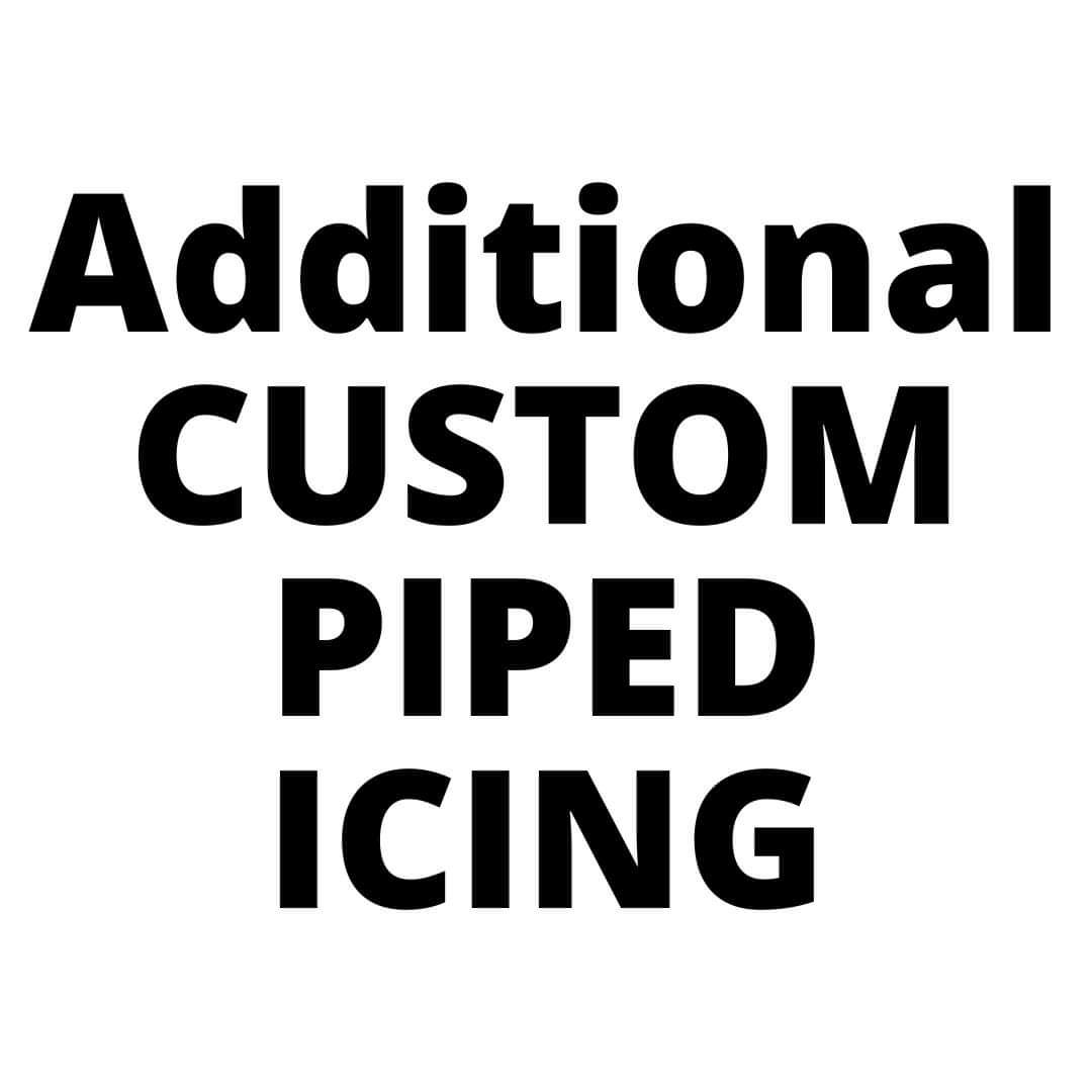 Additional CUSTOM PIPED ICING-Black Velvet Sydney