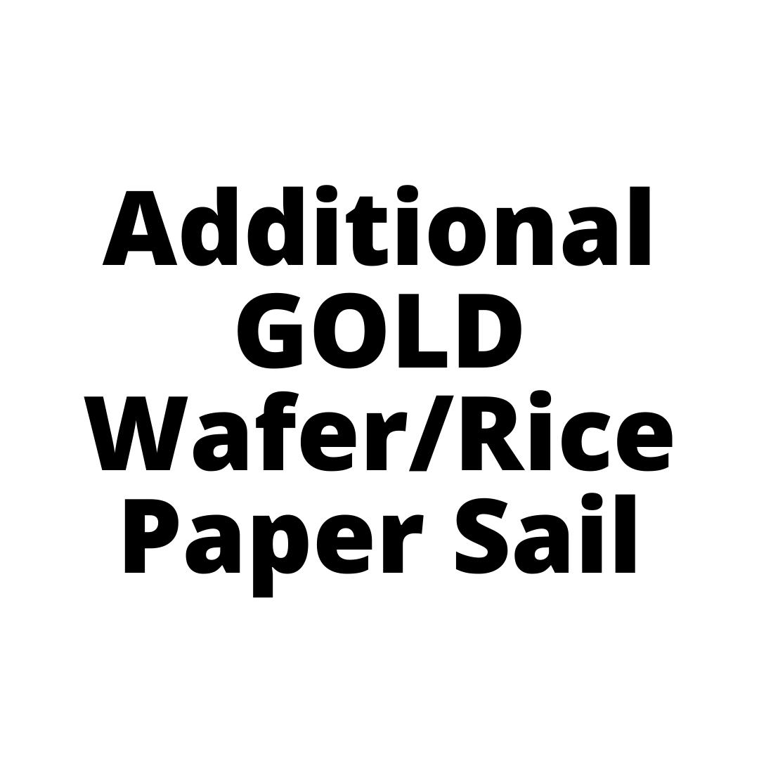 Additional GOLD Wafer/Rice Paper Sail Sydney