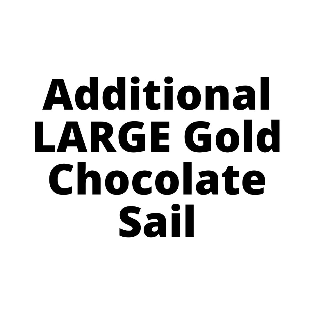 Additional LARGE Gold Chocolate Sail Sydney