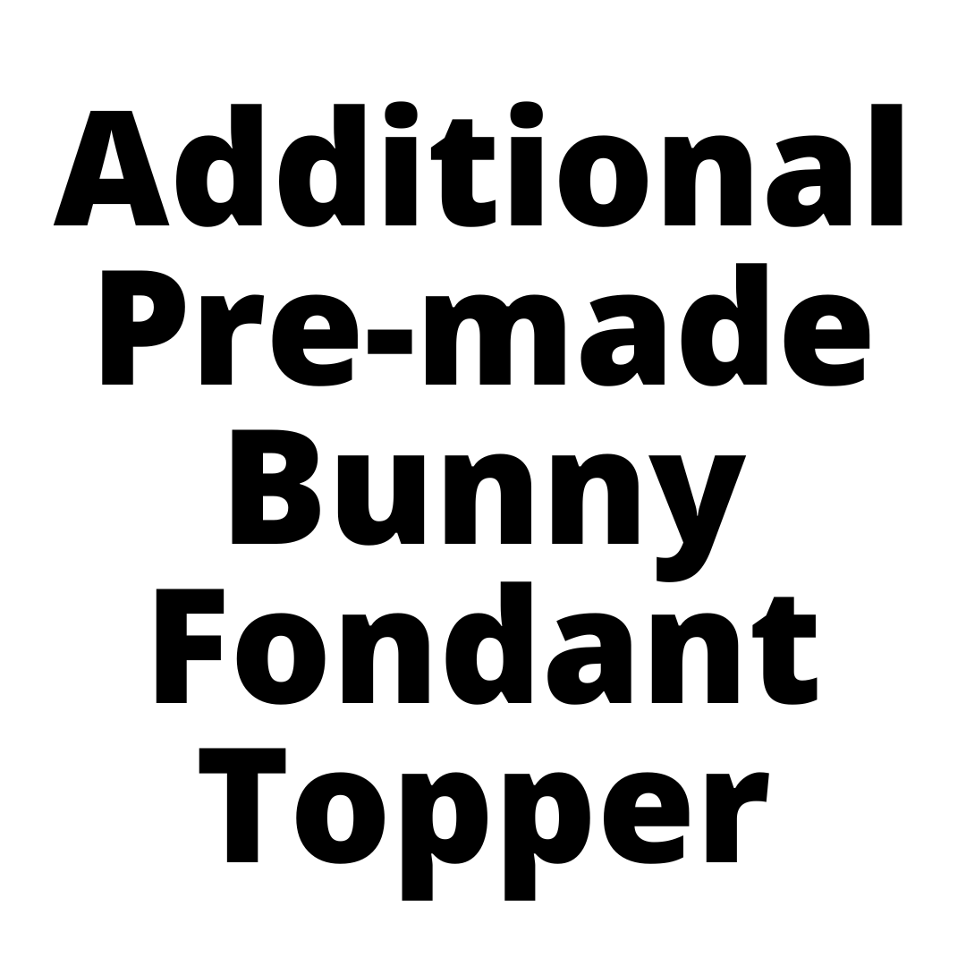 Additional Pre-made Bunny Fondant Topper Sydney