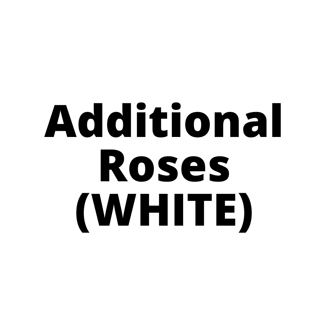 Additional Roses (WHITE) Sydney