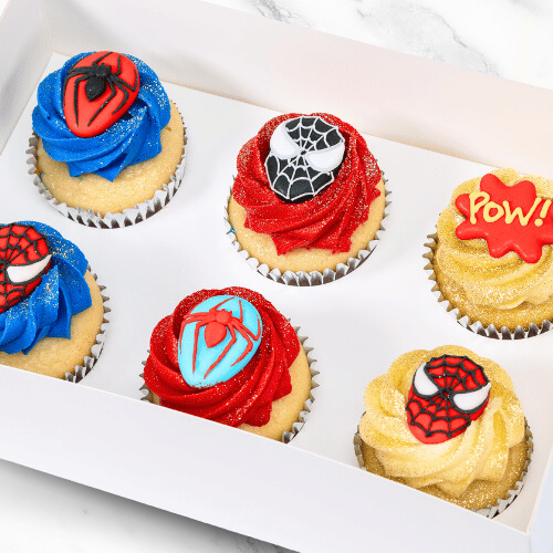 Amazing Spiderman Cupcakes (6) Sydney