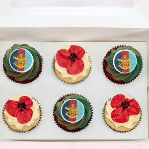 Anzac Poppy Cupcakes (6) Sydney