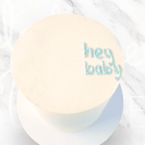 Baby Blue Dedication Cake-BVSydney