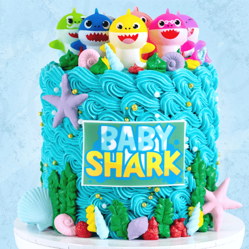 Baby Shark Birthday Cake | Shark Themed Party