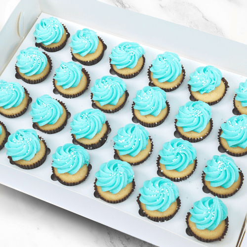 Baby Shower Pearl Mini Cupcakes (24) Sydney