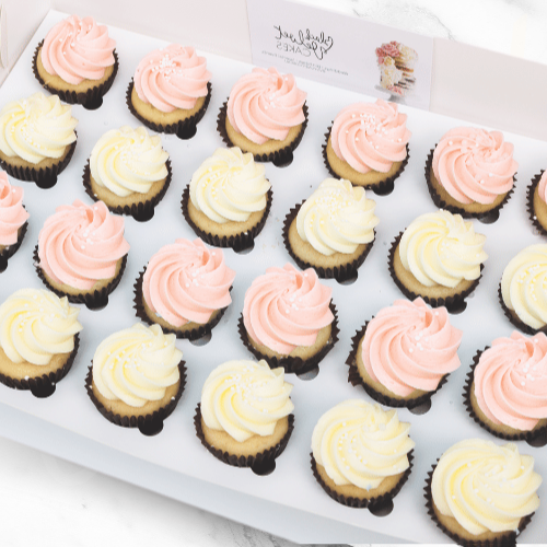 Baby Shower Pearl Mini Cupcakes (24) Sydney