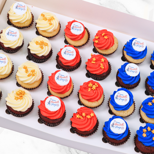 Bastille Day Mini Cupcakes (24) Sydney