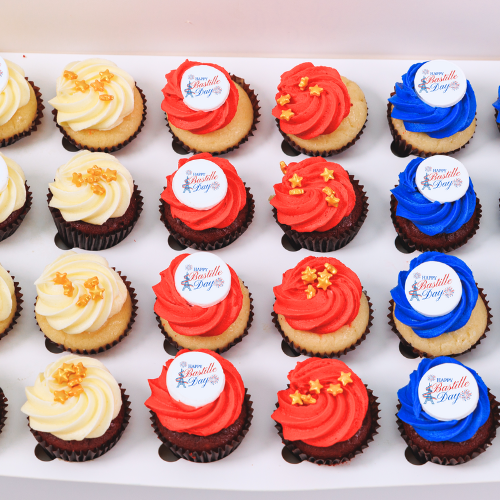 Bastille Day Mini Cupcakes (24) Sydney