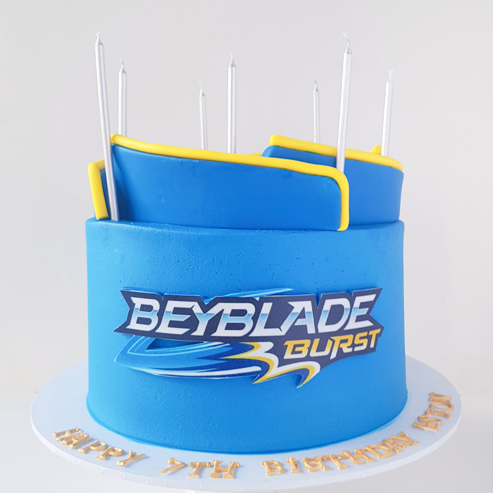 Beyblade Burst Cake Design