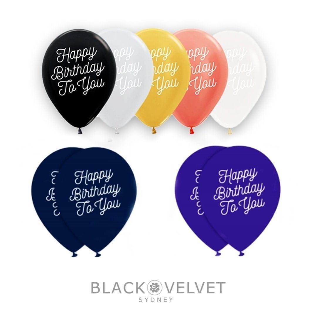 Birthday Balloons - Your Choice-Balloons