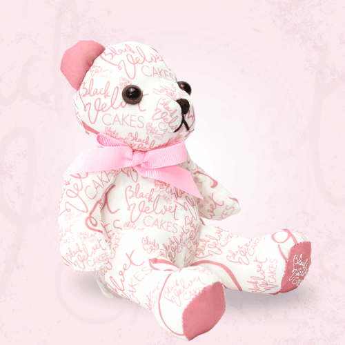 Black Velvet Cakes Teddy Bear-Black Velvet Cakes