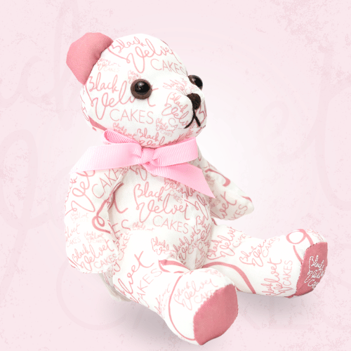 Black Velvet Cakes Teddy Bear-Black Velvet Cakes