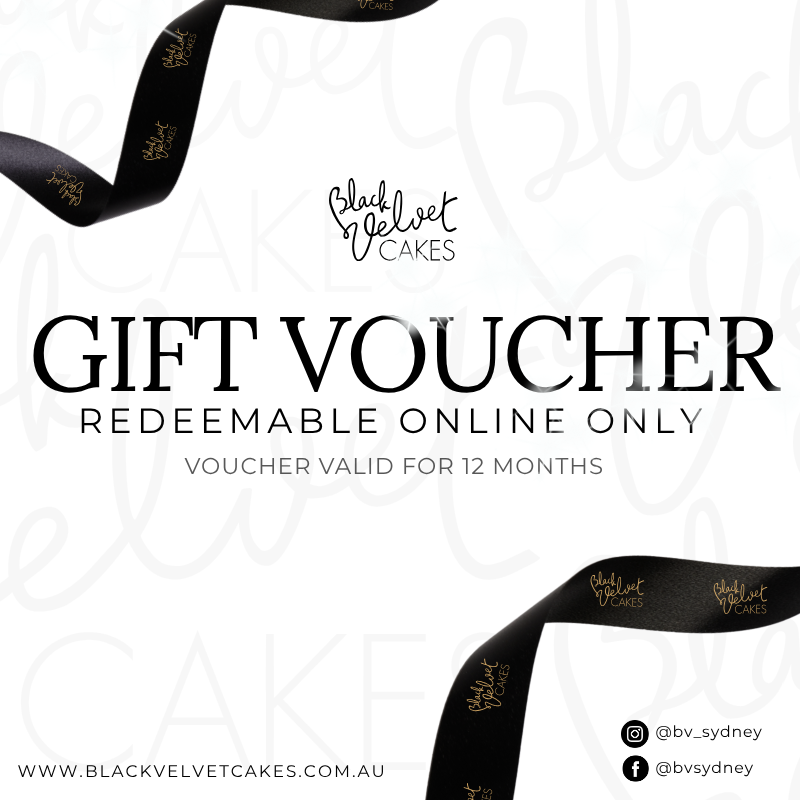 Black Velvet Cakes Gift Card Sydney