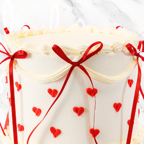 Love Vintage Ribbon Cake-BVSydney