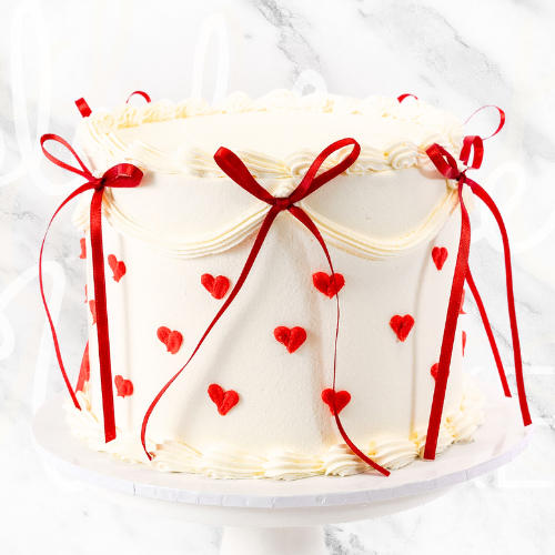Love Vintage Ribbon Cake-BVSydney