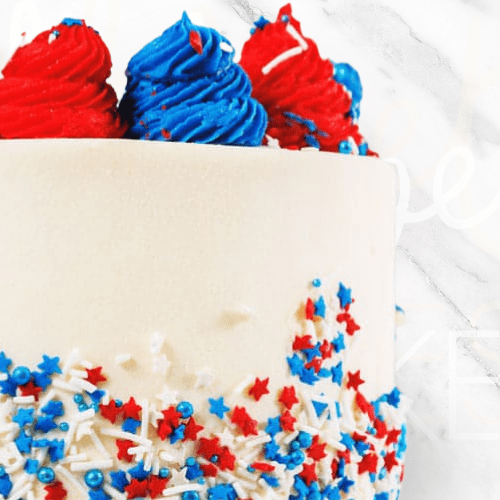 Blue and Red Aussie Cake-BVSydney