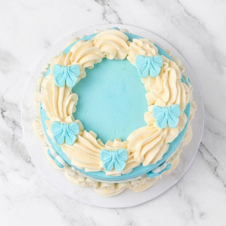 Blue Baby Vintage Cake Sydney