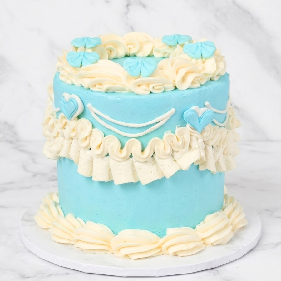 Blue Baby Vintage Cake Sydney
