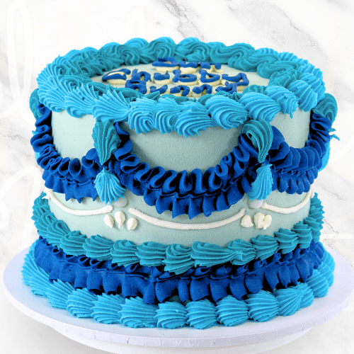 Blue Vintage Cake Sydney