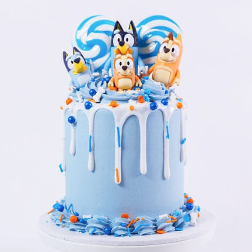 Mudda Cake - Bluey Cake - Buttercream finish with sprinkle... | Facebook