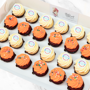 Brain Injury Awareness Mini Cupcakes (24) Sydney