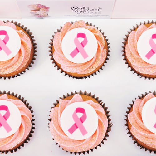 Breast Cancer Pink Ribbon Cupcakes Sydney