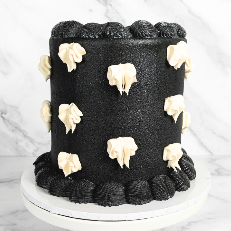 Buttercream Ribbon Vintage in Black Cake-BVSydney